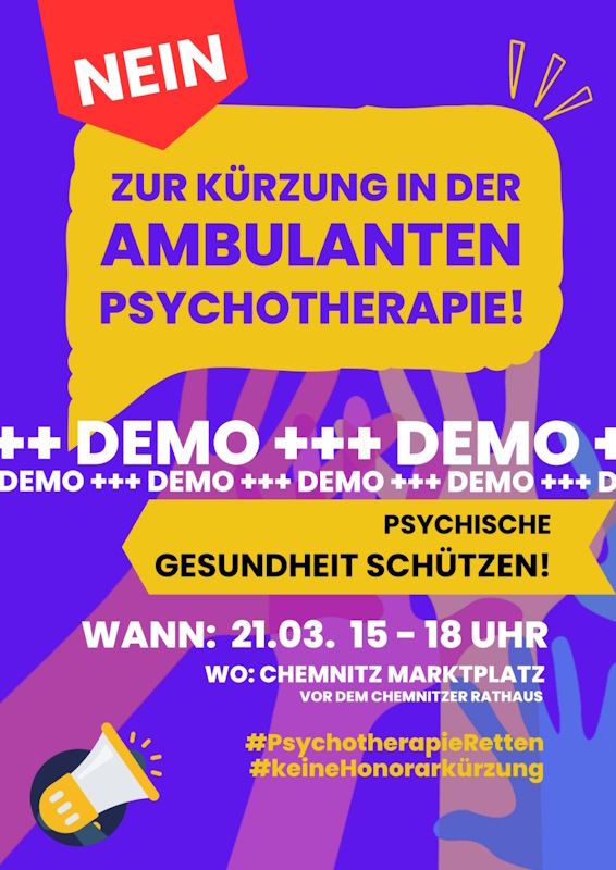 Demo-Flyer Chemnitz, 21.03.2026